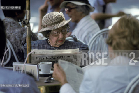 ( SVIZZERA CONFEDERAZIONE ELVETICA  )  CANTONE DI ZURIGO ZURIGO : STRADA BAHNHOSTRASSE © 1995 Graziano Arici/Rosebud2 / GEO