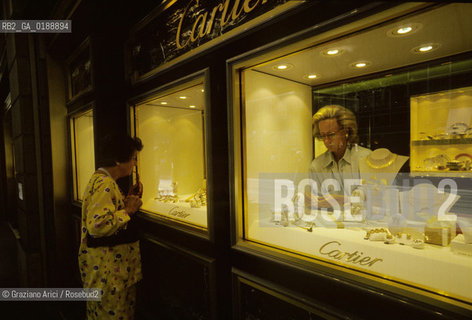 ( SVIZZERA CONFEDERAZIONE ELVETICA  )  CANTONE DI ZURIGO ZURIGO : STRADA BAHNHOSTRASSE © 1995 Graziano Arici/Rosebud2 / GEO