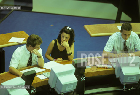 ( SVIZZERA CONFEDERAZIONE ELVETICA  )  CANTONE DI ZURIGO ZURIGO : LA BORSA DI ZURIGO  © 1995 Graziano Arici/Rosebud2 / GEO FINANZA