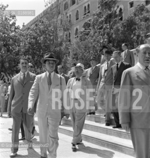 THE PRINCE AND FUTURE EMPEROR OF JAPAN AKIHITO IN  VENICE LIDO - 1953 © ARCHIVIO Graziano Arici/Rosebud2  / NOBILTA / PRINCIPE / IMPERATORE