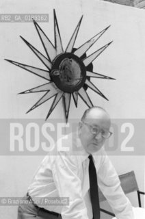 LA FUCINA DEGLI ANGELI : THE OWNER OF GLASS FACTORY EGIDIO COSTANTINI  IN VENICE  - 196? © ARCHIVIO Graziano Arici/Rosebud2  /  ARTE / VARIE / IMPRENDITORE /  SCULTORE  / VETRO