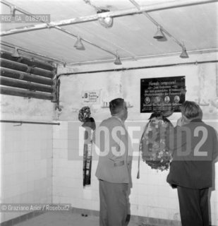 THE RUSSIAN STATESMAN AND PRESIDENT NIKITA SERGEYEVICH KHRUSHCHEV VISIT AT THE LAGER OF MAUTHAUSEN   ( AUSTRIA ) - 196?  © ARCHIVIO Graziano Arici/Rosebud2  / POLITICA / KRUSCEV / CHRUSCEV / CAMPO DI CONCENTRAMENTO