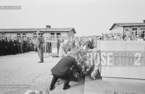 THE RUSSIAN STATESMAN AND PRESIDENT NIKITA SERGEYEVICH KHRUSHCHEV IN THE LAGER OF MAUTHAUSEN   ( AUSTRIA ) - 196?  © ARCHIVIO Graziano Arici/Rosebud2  / POLITICA / KRUSCEV / CHRUSCEV / CAMPO DI CONCENTRAMENTO