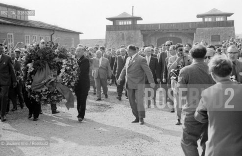 THE RUSSIAN STATESMAN AND PRESIDENT NIKITA SERGEYEVICH KHRUSHCHEV IN THE LAGER OF MAUTHAUSEN    ( AUSTRIA ) - 196?  © ARCHIVIO Graziano Arici/Rosebud2  / POLITICA / KRUSCEV / CHRUSCEV