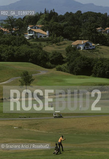 ( FRANCIA  )  PAYS BASQUE BIARRITZ : IL CAMPO DA GOLF DI ARCANGUES  © 1995 Graziano Arici/Rosebud2 / GEO