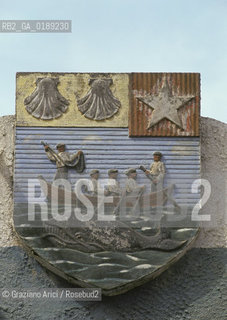 ( FRANCIA  )  PAYS BASQUE BIARRITZ : LO STEMMA  © 1995 Graziano Arici/Rosebud2 / GEO