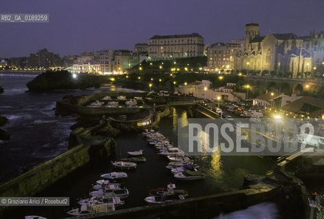 ( FRANCIA  )  PAYS BASQUE BIARRITZ : IL VECCHIO PORTO   © 1999 Graziano Arici/Rosebud2 / GEO