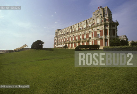 ( FRANCIA  )  PAYS BASQUE BIARRITZ : HOTEL DU PALAIS    © 1999 Graziano Arici/Rosebud2 / GEO