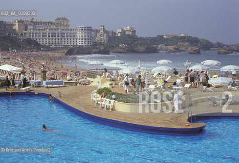 ( FRANCIA  )  PAYS BASQUE BIARRITZ : HOTEL DU PALAIS    © 1999 Graziano Arici/Rosebud2 / GEO PISCINA