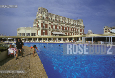 ( FRANCIA  )  PAYS BASQUE BIARRITZ : HOTEL DU PALAIS    © 1999 Graziano Arici/Rosebud2 / GEO