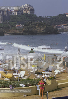 ( FRANCIA  )  PAYS BASQUE BIARRITZ : HOTEL DU PALAIS    © 1999 Graziano Arici/Rosebud2 / GEO PISCINA