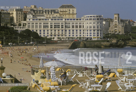 ( FRANCIA  )  PAYS BASQUE BIARRITZ : HOTEL DU PALAIS    © 1999 Graziano Arici/Rosebud2 / GEO PISCINA