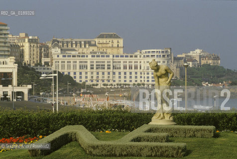 ( FRANCIA  )  PAYS BASQUE BIARRITZ : HOTEL DU PALAIS    © 1999 Graziano Arici/Rosebud2 / GEO NAPOLEONE III EUGENIA