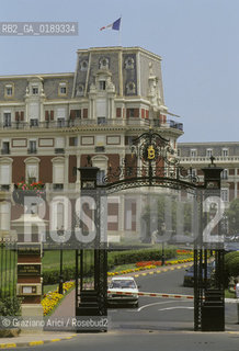 ( FRANCIA  )  PAYS BASQUE BIARRITZ : HOTEL DU PALAIS    © 1999 Graziano Arici/Rosebud2 / GEO