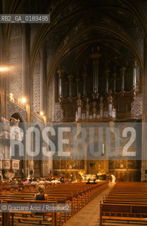 ( FRANCIA  )  MIDI-PYRENEES ALBI : LA CATTEDRALE STE-CECILE  INTERNO  © 1999 Graziano Arici/Rosebud2 / GEO
