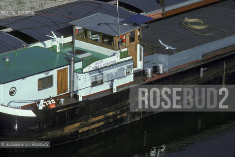 ( FRANCIA  )  PROVENCE-ALPES-COTE DAZUR ARLES : BARCA DA CARICO SUL RODANO  © 1999 Graziano Arici/Rosebud2 / GEO