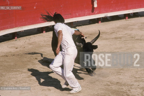 ( FRANCIA  )  PROVENCE-ALPES-COTE DAZUR ARLES : ARENA COURSE CAMARGUAISE © 1999 Graziano Arici/Rosebud2 / GEO TORO