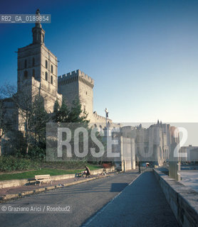 ( FRANCIA  )  PROVENCE-ALPES-COTE DAZUR AVIGNONE : IL PALAZZO DEI PAPI © 1999 Graziano Arici/Rosebud2 / GEO