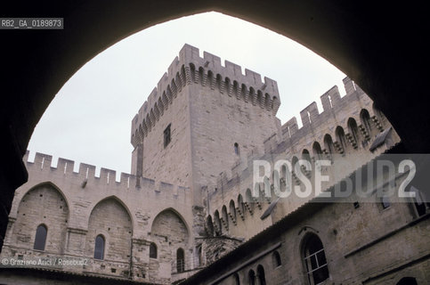 ( FRANCIA  )  PROVENCE-ALPES-COTE DAZUR AVIGNONE : IL PALAZZO DEI PAPI © 1999 Graziano Arici/Rosebud2 / GEO