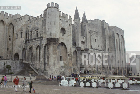 ( FRANCIA  )  PROVENCE-ALPES-COTE DAZUR AVIGNONE : IL PALAZZO DEI PAPI © 1999 Graziano Arici/Rosebud2 / GEO