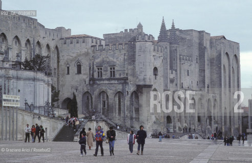 ( FRANCIA  )  PROVENCE-ALPES-COTE DAZUR AVIGNONE : IL PALAZZO DEI PAPI © 1999 Graziano Arici/Rosebud2 / GEO