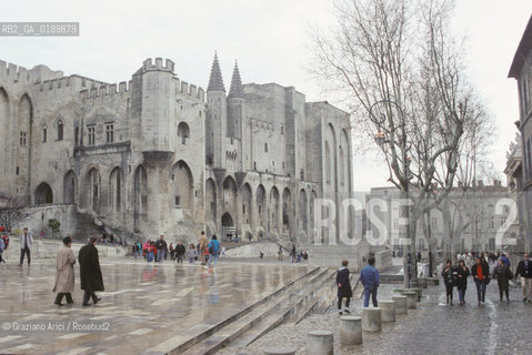 ( FRANCIA  )  PROVENCE-ALPES-COTE DAZUR AVIGNONE : IL PALAZZO DEI PAPI © 1999 Graziano Arici/Rosebud2 / GEO