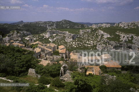 ( FRANCIA  )  PROVENCE-ALPES-COTE DAZUR  LES BAUX-DE-PROVENCE : PANORAMA © 1999 Graziano Arici/Rosebud2 / GEO ROCCIA