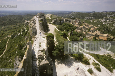 ( FRANCIA  )  PROVENCE-ALPES-COTE DAZUR  LES BAUX-DE-PROVENCE : IL CASTELLO  © 1999 Graziano Arici/Rosebud2 / GEO