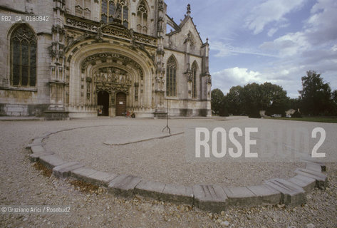 ( FRANCIA  )  RHONE-ALPES  BOURG-EN-BRESSE : CHIESA DI BROU © 1999 Graziano Arici/Rosebud2 / GEO ARCHITETTURA GOTICO-FIAMMEGGIANTE MERIDIANA