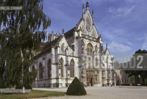 ( FRANCIA  )  RHONE-ALPES  BOURG-EN-BRESSE : CHIESA DI BROU  © 1999 Graziano Arici/Rosebud2 / GEO ARCHITETTURA GOTICO-FIAMMEGGIANTE