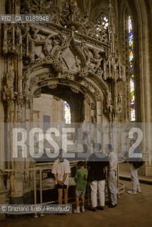 ( FRANCIA  )  RHONE-ALPES  BOURG-EN-BRESSE : CHIESA DI BROU © 1999 Graziano Arici/Rosebud2 / GEO ARCHITETTURA GOTICO-FIAMMEGGIANTE