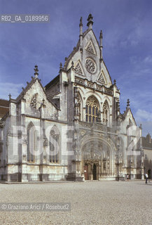 ( FRANCIA  )  RHONE-ALPES  BOURG-EN-BRESSE : CHIESA DI BROU  © 1999 Graziano Arici/Rosebud2 / GEO ARCHITETTURA GOTICO-FIAMMEGGIANTE