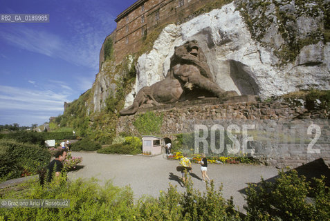 ( FRANCIA  )  FRANCHE-COMTE  BELFORT : IL LEONE DI BARTHOLDI © 1999 Graziano Arici/Rosebud2 / GEO