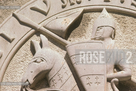 ( FRANCIA  )  LANGUEDOC-ROUSSILLON  BEZIERS : LA CATTEDRALE ST-NAZAIRE SIGILLO DEL CONTE DI TRENCAVEL © 1999 Graziano Arici/Rosebud2 / GEO ERESIA CATARA CATARI