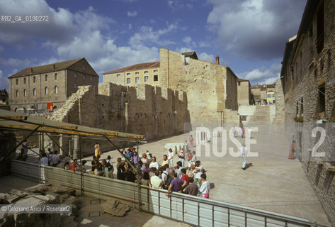 ( FRANCIA  )  BORGOGNA  CLUNY : RESTI DELLABBAZIA E CHIESA DI ST-PIERRE ET ST-PAUL © 1999 Graziano Arici/Rosebud2 / GEO