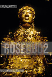 ( FRANCIA  )  MIDI-PYRENEES CONQUES :  CHIESA DELLA STE-FOY  STATUA RELIQUIARIO DELLA STE-FOY © 1999 Graziano Arici/Rosebud2 / GEO PELLEGRINO PELLEGRINAGGIO