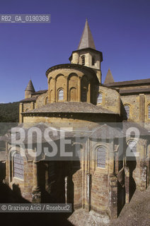 ( FRANCIA  )  MIDI-PYRENEES CONQUES :  LA CHIESA DELLA STE-FOY  © 1999 Graziano Arici/Rosebud2 / GEO PELLEGRINO PELLEGRINAGGIO