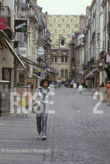 ( FRANCIA  )  BORGOGNA DIGIONE : RUE DU BOURG  © 1999 Graziano Arici/Rosebud2 / GEO