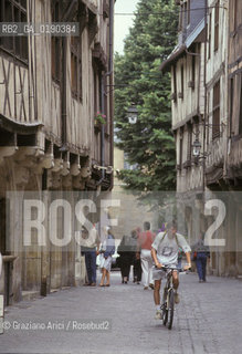 ( FRANCIA  )  BORGOGNA DIGIONE : UNA VIA DEL CENTRO  © 1999 Graziano Arici/Rosebud2 / GEO