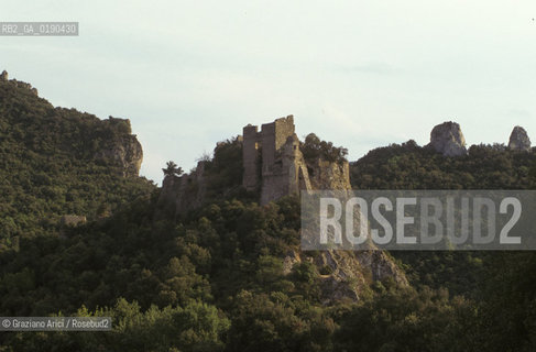 ( FRANCIA  )  LANGUEDOC-ROUSSILLON CASTELLO DI DUFORT © 1999 Graziano Arici/Rosebud2 / GEO ERESIA CATARA CATARI
