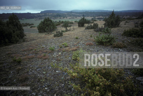 ( FRANCIA  )  LANGUEDOC-ROUSSILLON ALTIPIANO DEL LARZAC CAUSSE : PAESAGGIO © 1999 Graziano Arici/Rosebud2 / GEO .