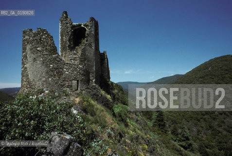 ( FRANCIA  )  MIDI-PYRENEES CASTELLI DI LASTOURS  © 1999 Graziano Arici/Rosebud2 / GEO ERESIA CATARA CATARI CROCIATA
