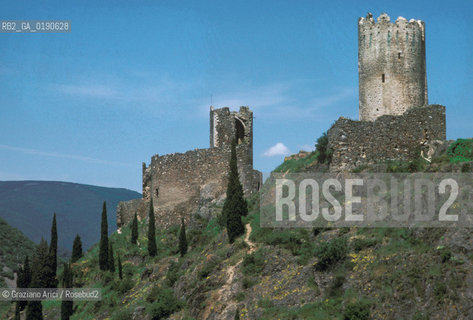 ( FRANCIA  )  MIDI-PYRENEES CASTELLI DI LASTOURS  © 1999 Graziano Arici/Rosebud2 / GEO ERESIA CATARA CATARI CROCIATA
