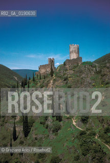 ( FRANCIA  )  MIDI-PYRENEES CASTELLI DI LASTOURS  © 1999 Graziano Arici/Rosebud2 / GEO ERESIA CATARA CATARI CROCIATA