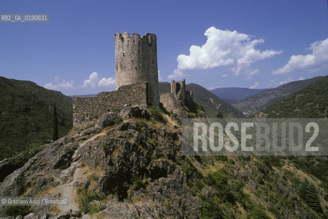 ( FRANCIA  )  MIDI-PYRENEES CASTELLI DI LASTOURS  © 1999 Graziano Arici/Rosebud2 / GEO ERESIA CATARA CATARI CROCIATA