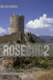 ( FRANCIA  )  MIDI-PYRENEES CASTELLI DI LASTOURS  © 1999 Graziano Arici/Rosebud2 / GEO ERESIA CATARA CATARI CROCIATA