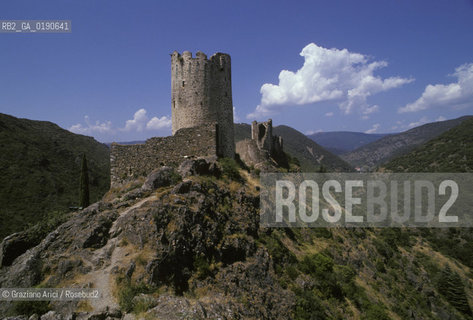 ( FRANCIA  )  MIDI-PYRENEES CASTELLI DI LASTOURS  © 1999 Graziano Arici/Rosebud2 / GEO ERESIA CATARA CATARI CROCIATA