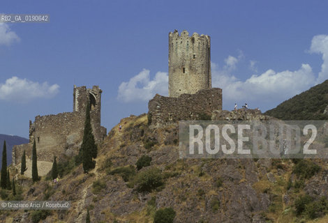 ( FRANCIA  )  MIDI-PYRENEES CASTELLI DI LASTOURS  © 1999 Graziano Arici/Rosebud2 / GEO ERESIA CATARA CATARI CROCIATA