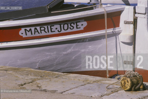 ( FRANCIA  )  PROVENCE-ALPES-COTE DAZUR MARSIGLIA : IL VIEUX-PORT BARCA © 1999 Graziano Arici/Rosebud2 / GEO PORTO