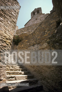 ( FRANCIA  )  LANGUEDOC-ROUSSILLON  MINERVE : LA CHIESA © 1999 Graziano Arici/Rosebud2 / GEO ERESIA CATARA CATARI CROCIATA